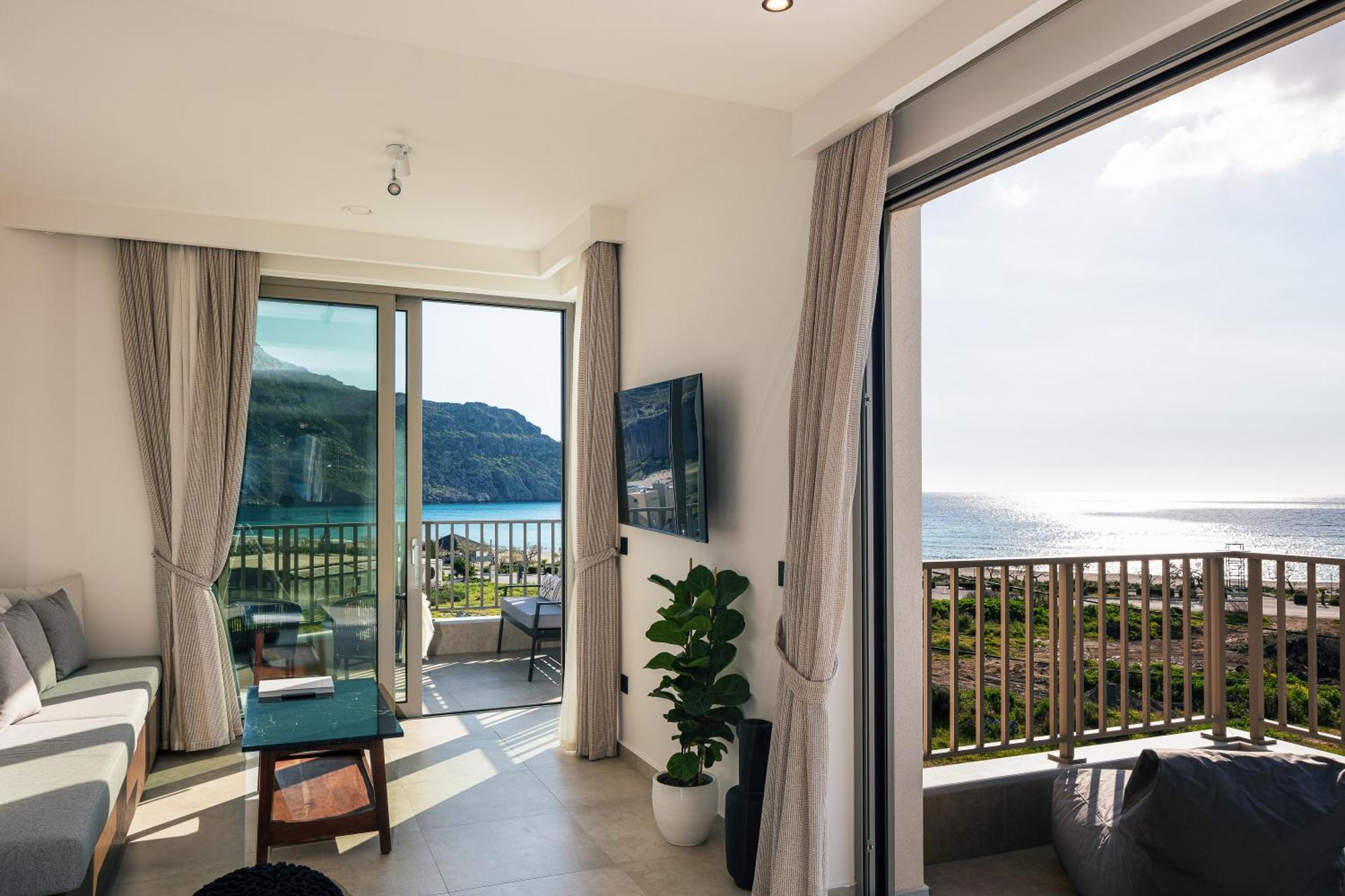 Ririka Beach Living, New Feel-At-Home Luxury Suites Plakias Exteriér fotografie