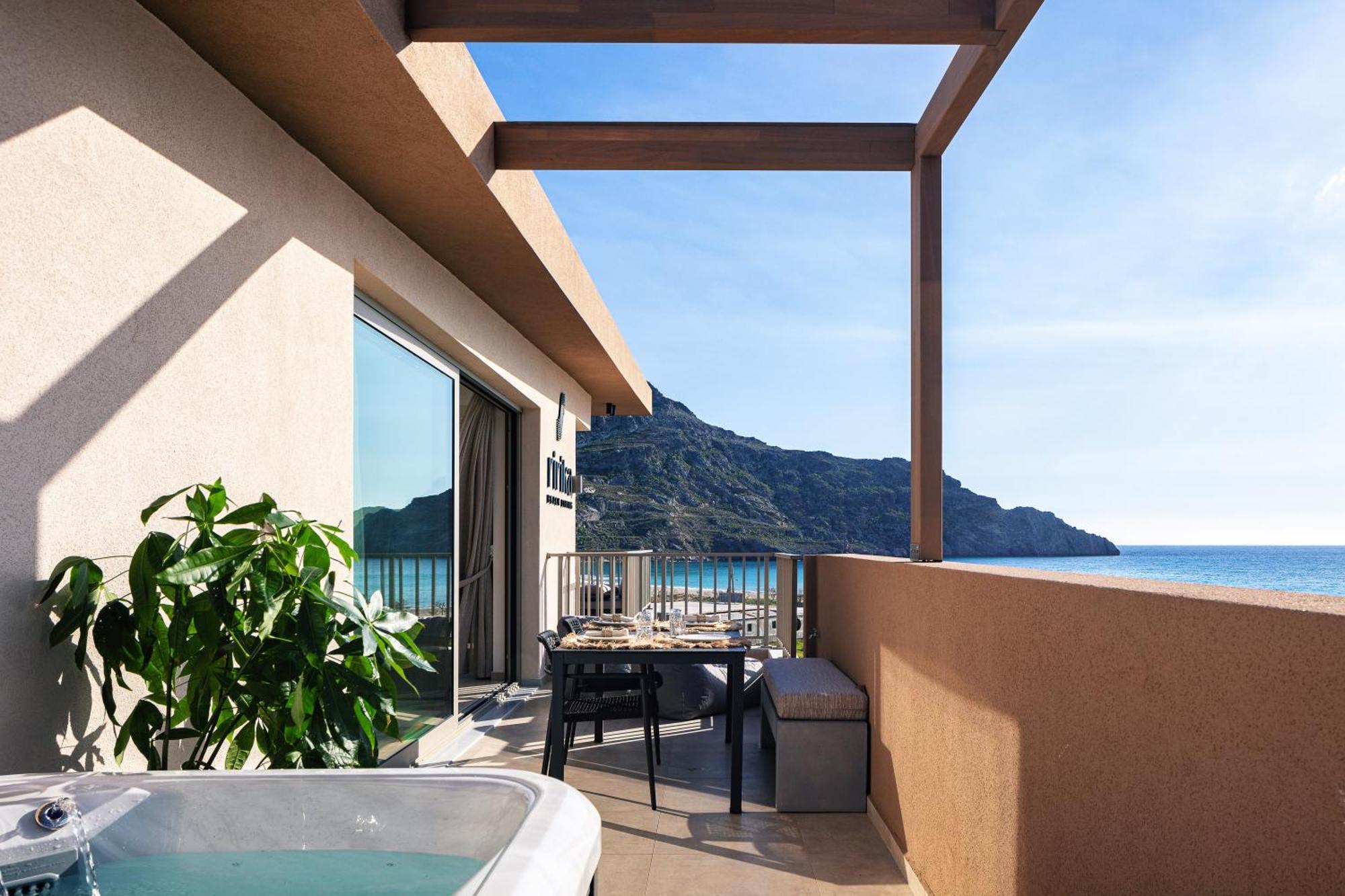 Ririka Beach Living, New Feel-At-Home Luxury Suites Plakias Exteriér fotografie